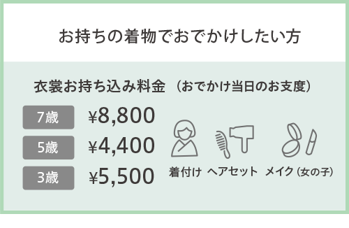 持ち込み衣裳